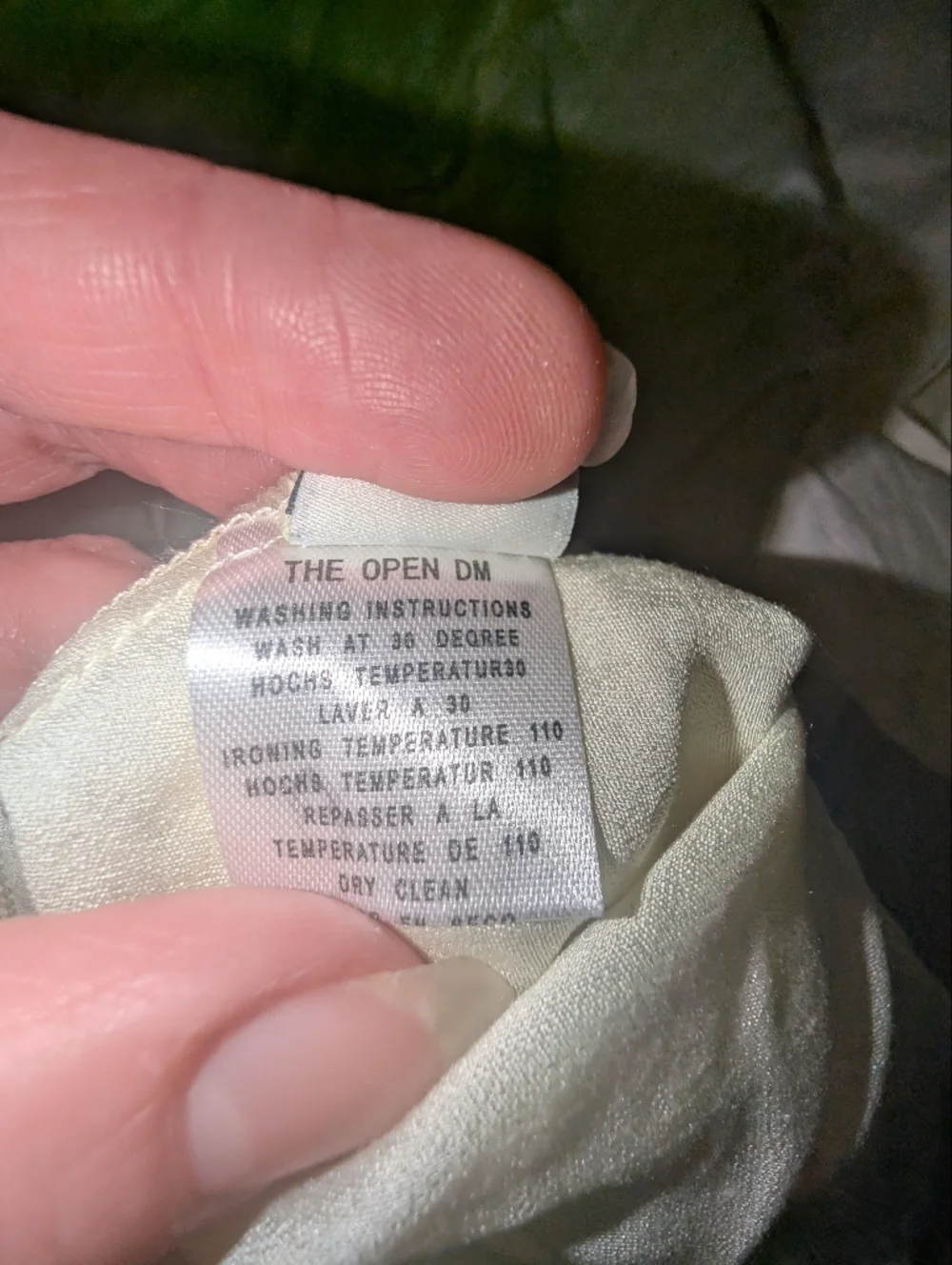 Pale Yellow V-Neck Button-Front Blouse - Picture 8 of 12